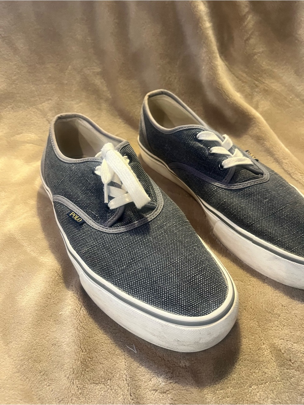 Polo by Ralph Lauren Dark Navy Canvas Low-Profile Sneakers